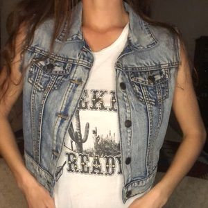 Denim vest